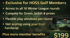 Winter Golf League – Full Series Pass (HOSS Member)