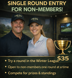 Winter Golf League – Single Round Entry (Non-Member)