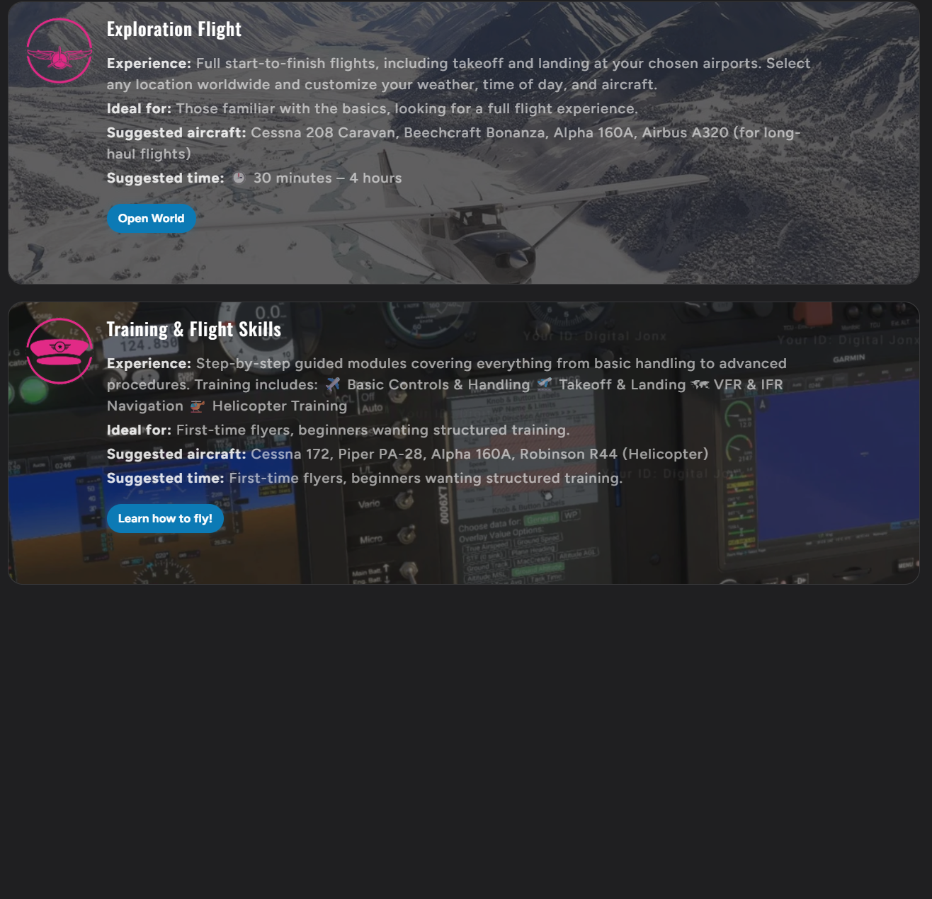 HOSS Flight Membership including starter pack & 50% off sessions