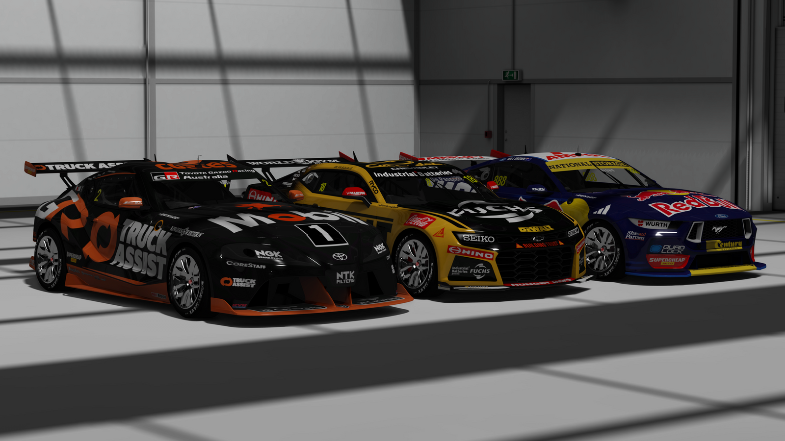 Mustang - Camaro - Supra (alt)
