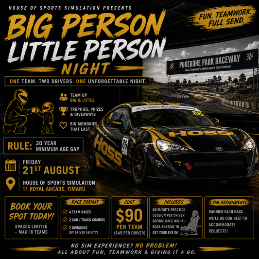 Big Person Little Person Race Night 2026 - House of Sports Simulation