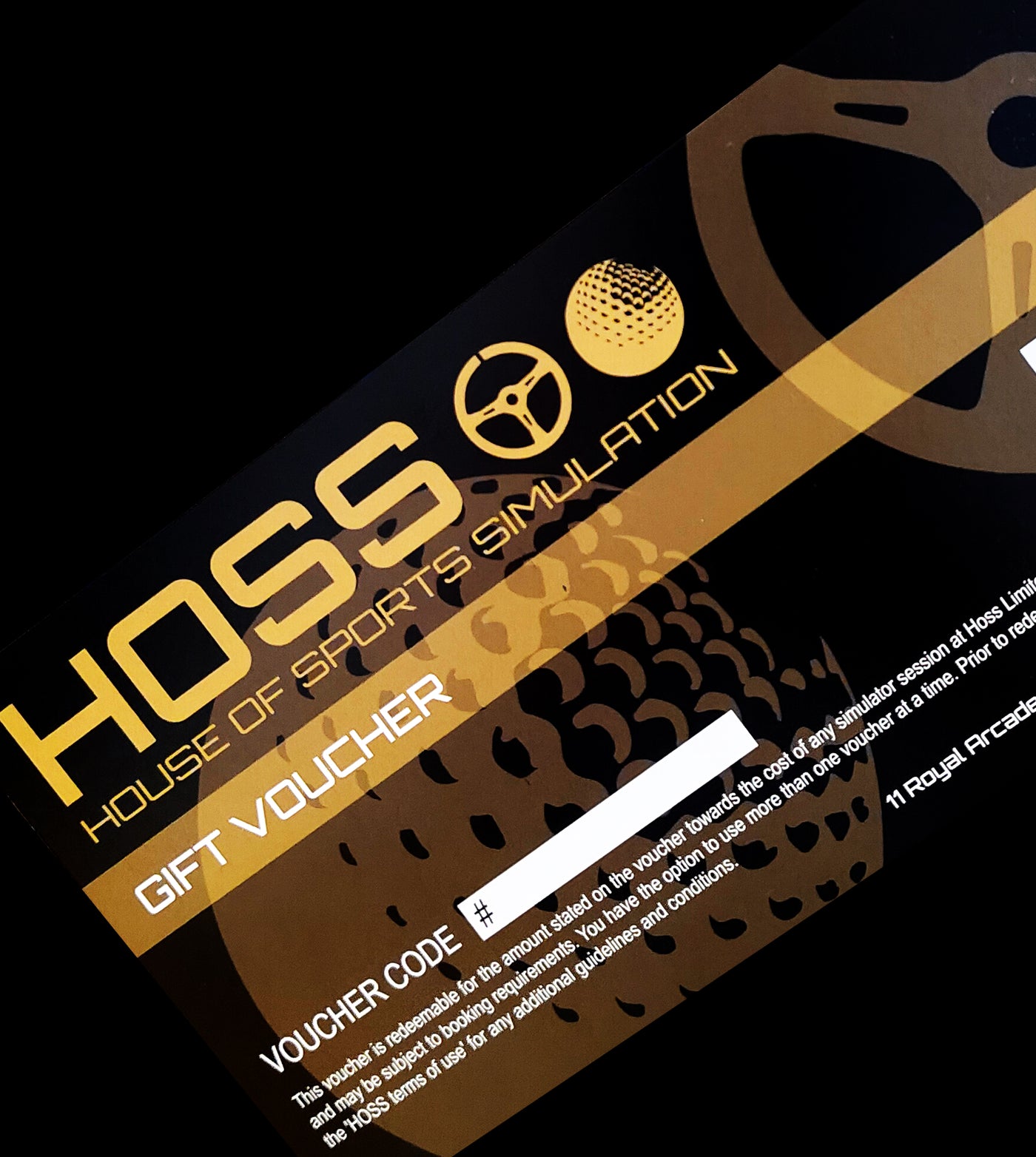 GIFT VOUCHER: Golf & Motorsport Experiences